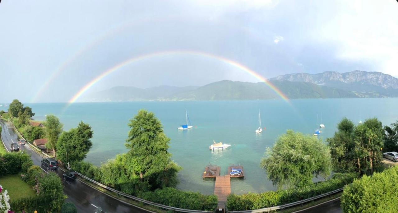 Seepension Neubacher Kg Nussdorf am Attersee Exterior foto